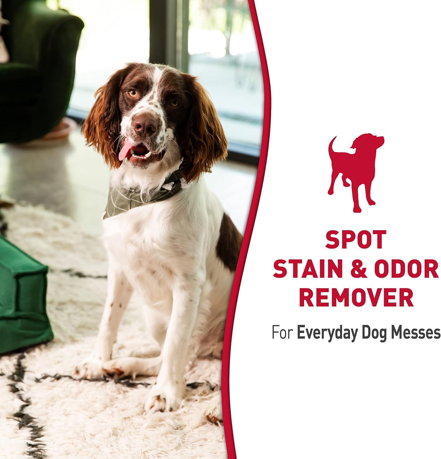 Side view of Nature's Miracle 32 ounce enzymatic cleaner for pets