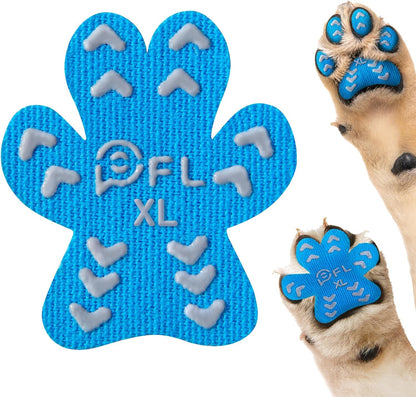 Anti Slip Dog Paw Protector Pads for Senior Dogs, Paw Pads for Dogs Traction, Disposable Self Adhesive Paw Grips for Old Dog on Slippery Hardwood Floor, Black 12 Sets (48pcs) XL(41-60lbs) - Image 12