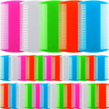 Hushee 50 piece flea comb bulk pack front view showing assorted colors