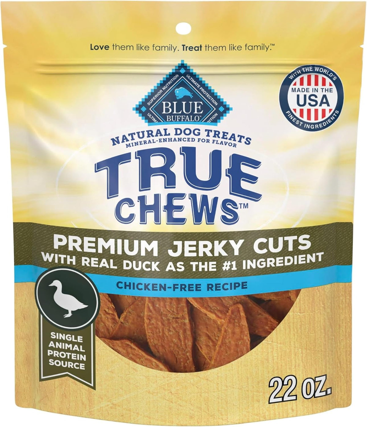 Blue Buffalo True Chews Premium Jerky Cuts Dog Treats with Natural Ingredients Chicken - Image 13