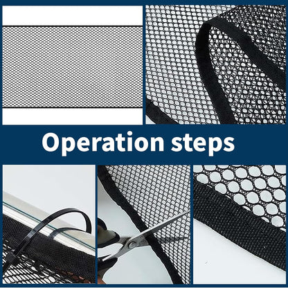 Qotang stairway safety net installed on indoor banister