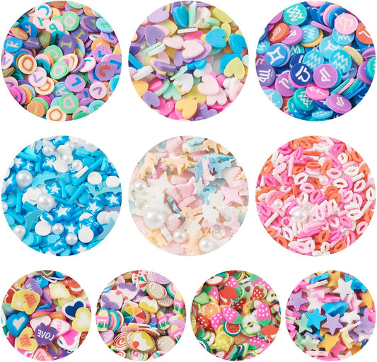 Spritewelry 3D polymer clay nail art slices front view of 70 gram box