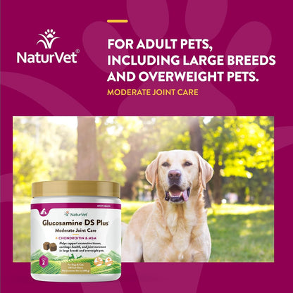 Authentic USA imported NaturVet joint care supplement for pet mobility and cartilage support