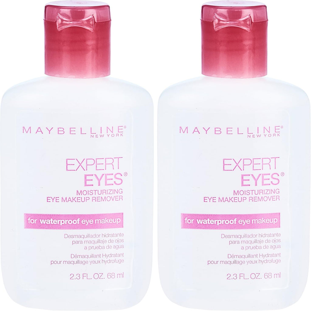 Maybelline Expert Eyes Moisturizing Eye Makeup Remover front view bottle