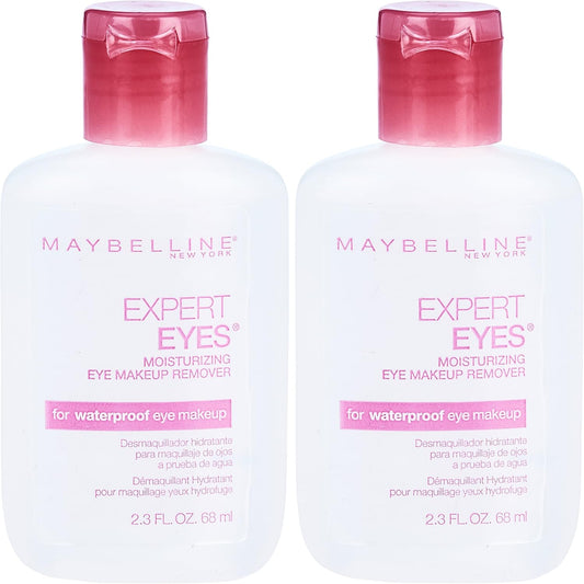 Maybelline New York Expert Eyes Moisturizing Eye Makeup Remover 2 Count front view