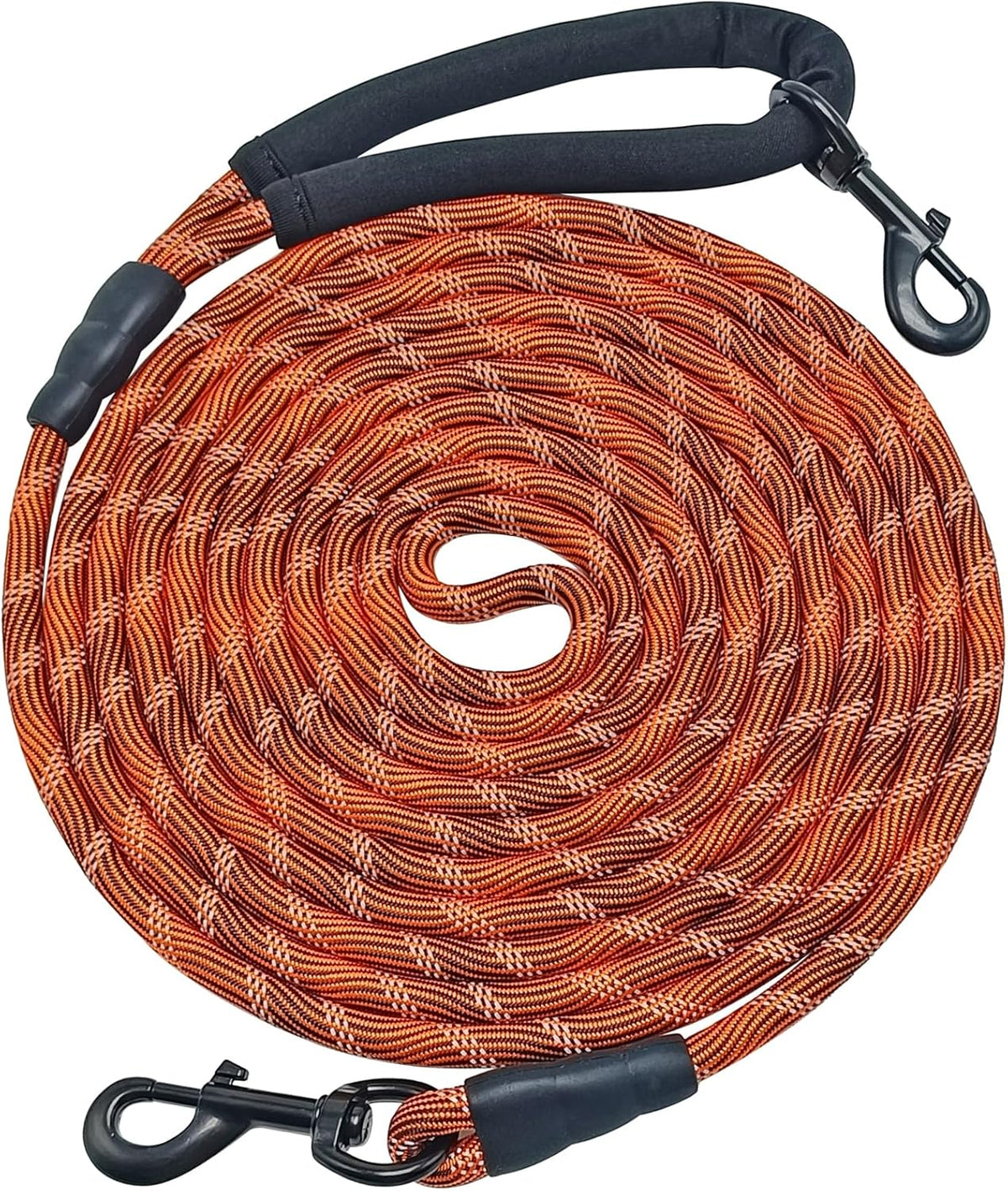 BTINESFUL Long Dog Leash, 10/15/20/30/50FT Dog Training Leash with Soft Handle, Reflective Heavy Duty Rope Dog Lead for Medium Large Dogs Outside Play, Camping (3/8" x 10ft, Blue) - Image 9