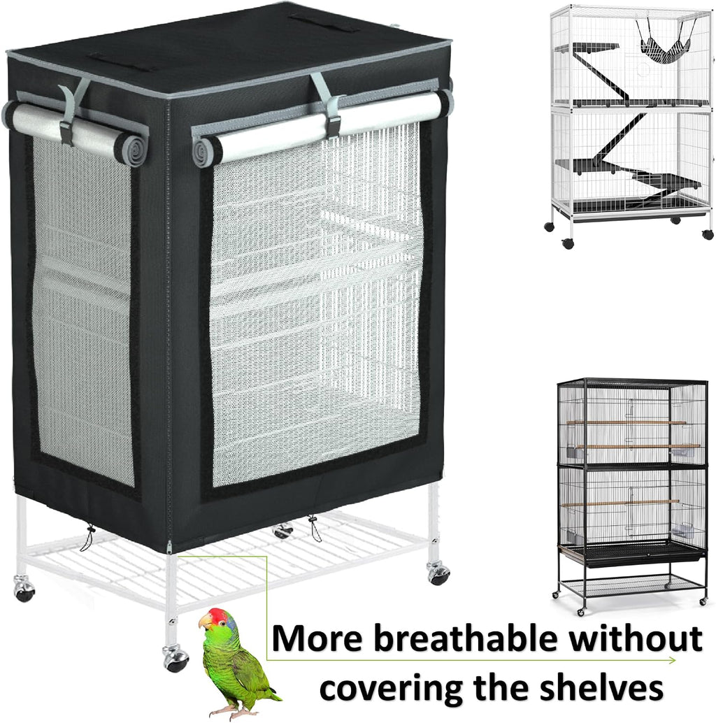 Apolai 7 bird cage cover dimensions diagram for 31x21x41 inch cages