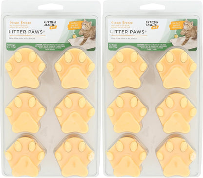 Citrus Magic Pet Odor Eliminator Litter Paws, Fresh Linen, 6-Count - Image 11