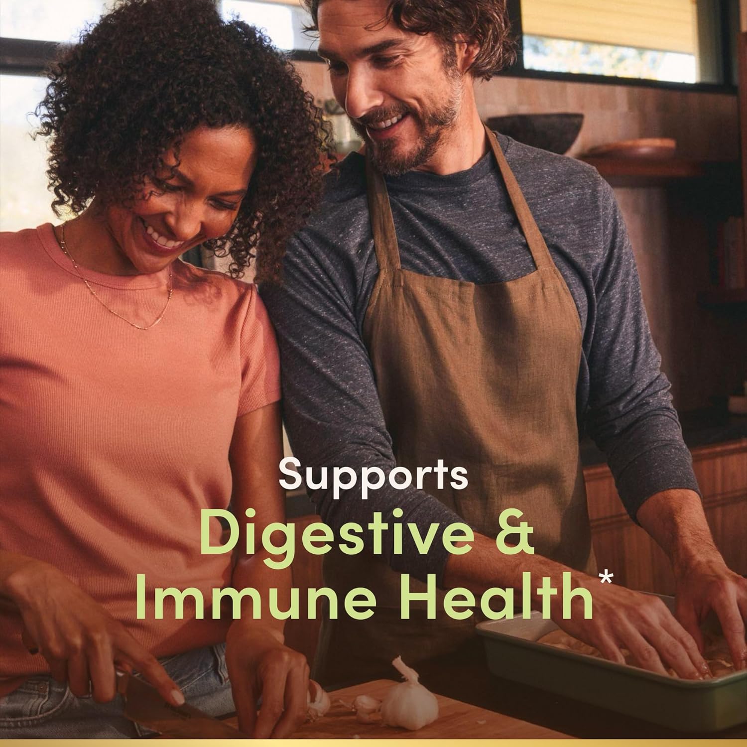 Nature's Bounty Acidophilus Probiotic supplement container highlighting the one hundred million active cultures label.