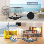 Plush washable dog bed liner highlighting the waterproof inner layer