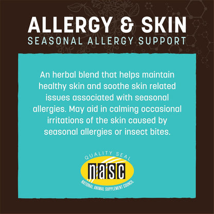 Earth Animal herbal allergy and skin liquid remedy for itching pets