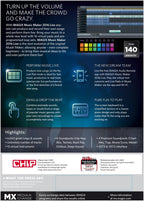 MAGIX music production software interface illustrating the sixteen virtual live pads setup.