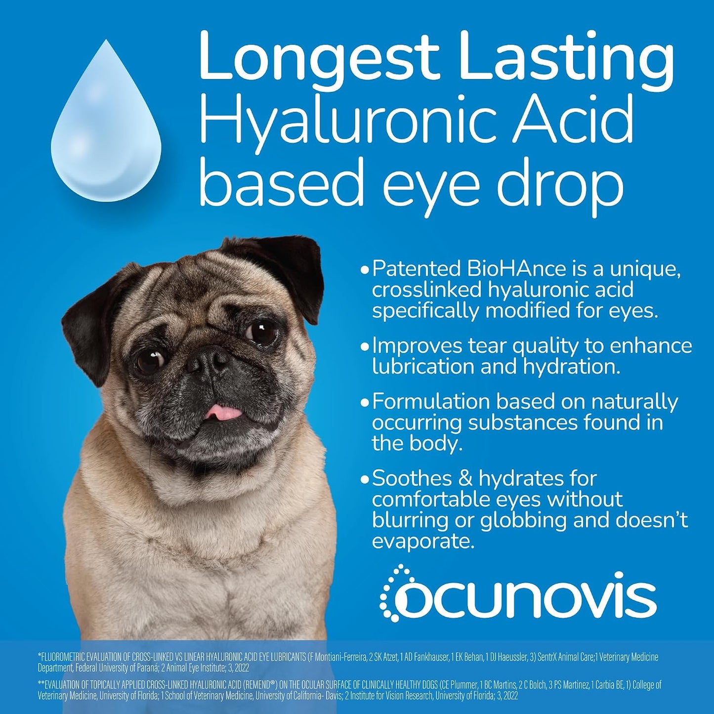 Authentic imported Sentrx eye drops for cats allergy soothing care.