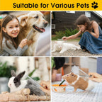 Durable metal comb for removing pet mats and dander