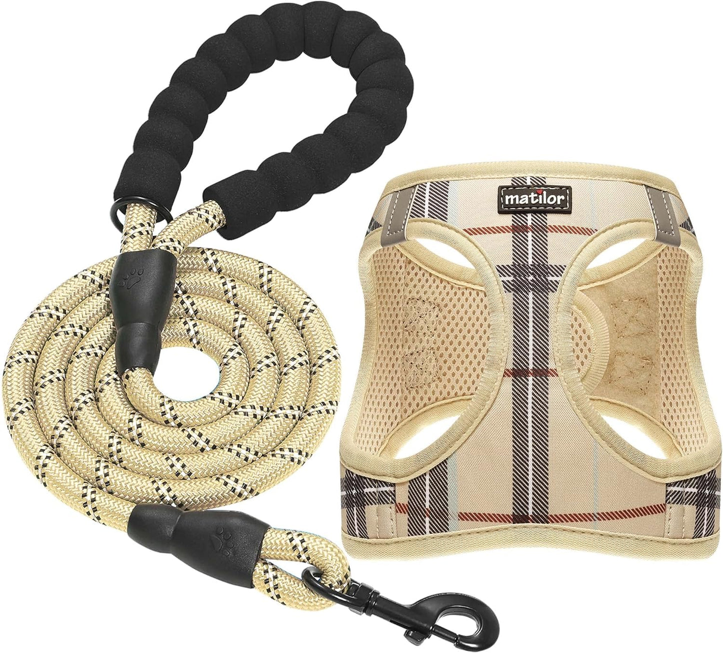 Full matilor harness and matching leash set