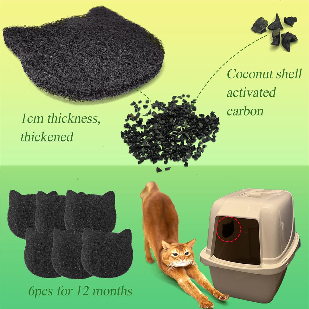 PurifyLogix natural activated carbon filters for controlling pet litter dampness