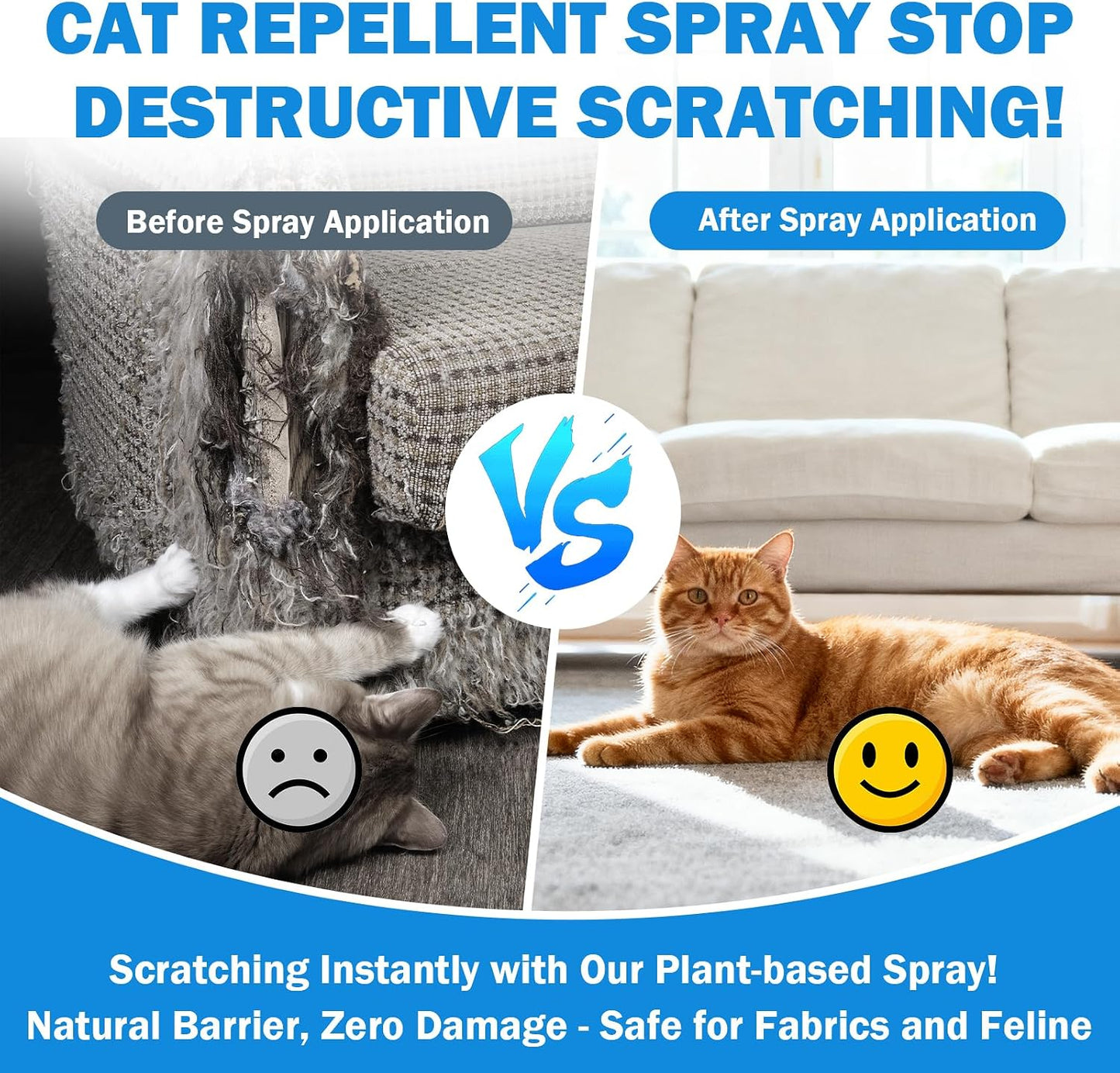Safe non toxic pet stopper spray formula for cats and kittens