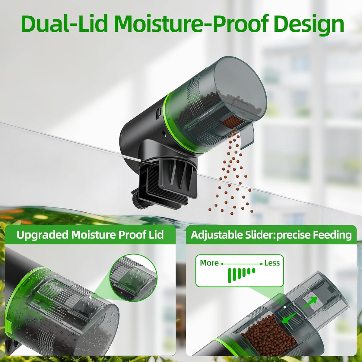 Freesea aquarium feeder mounting clamp and bracket