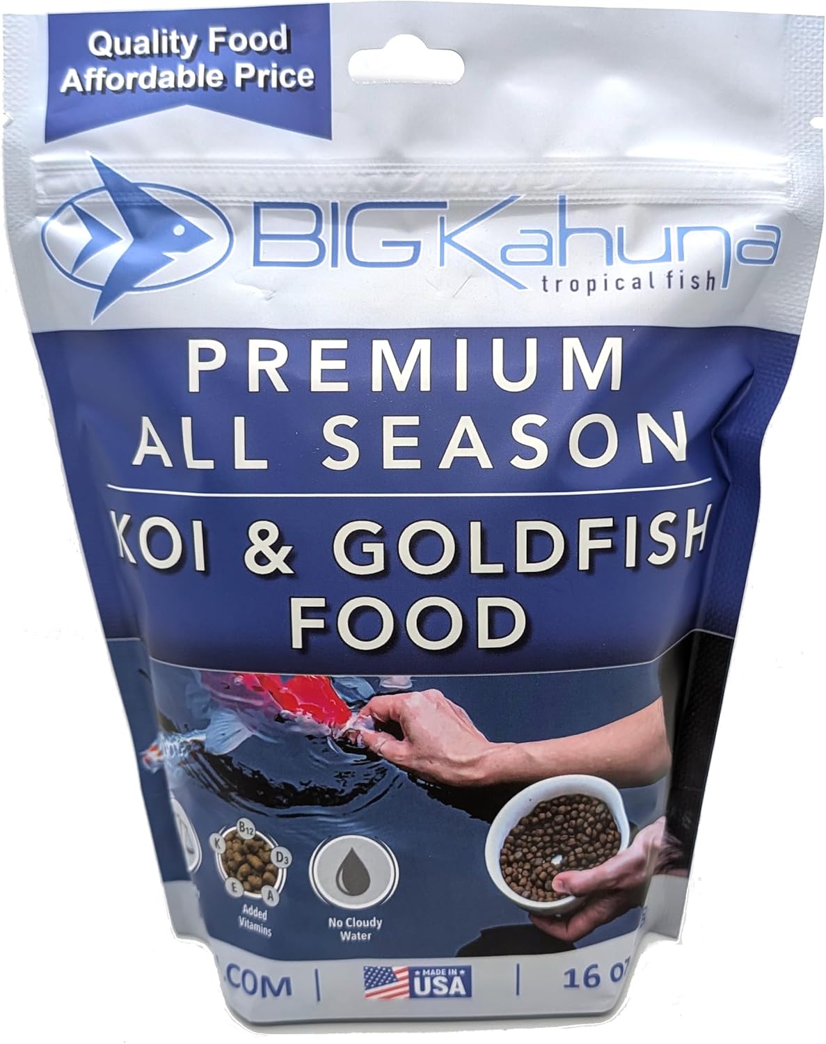 Big Kahuna Koi Fish Food for Ponds 45lbs - Koi Food for Pond Fish Food Pellets - 3/16-1/4 Floating Pond Pellet - Image 10