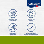 Vitakraft yogurt based treats pouch back view ingredients