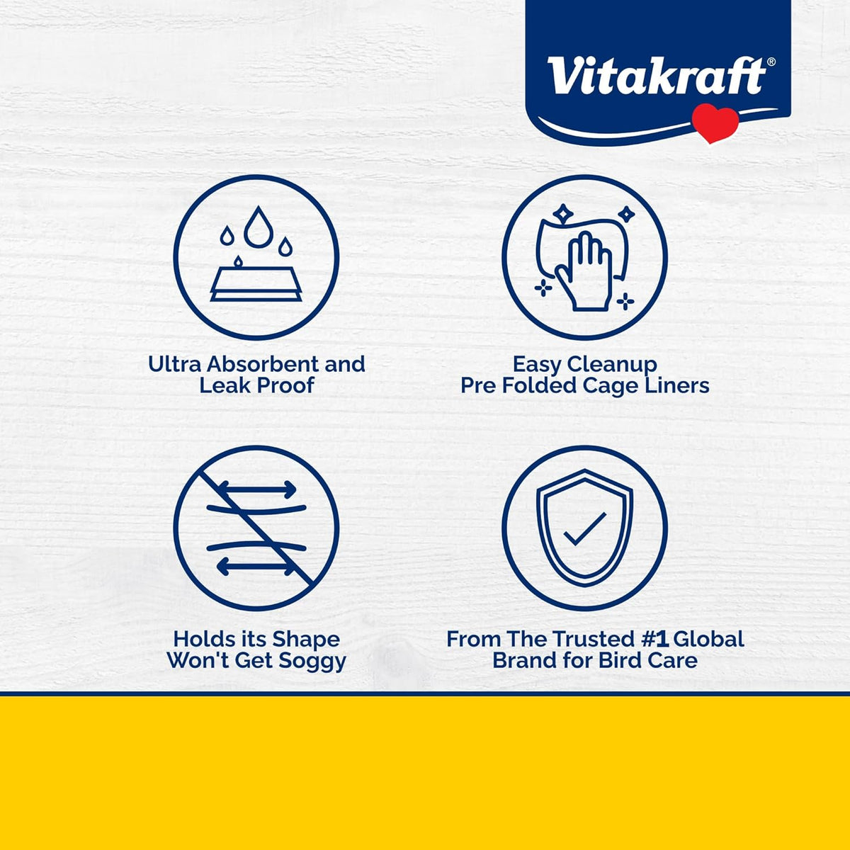 Vitakraft Vitakraft Cage Liners for Birds 7 Count - Image 2