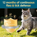 VivaElixir cat flea collar showing adjustable strap design