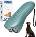 SilentPal dog bark deterrent device green front view