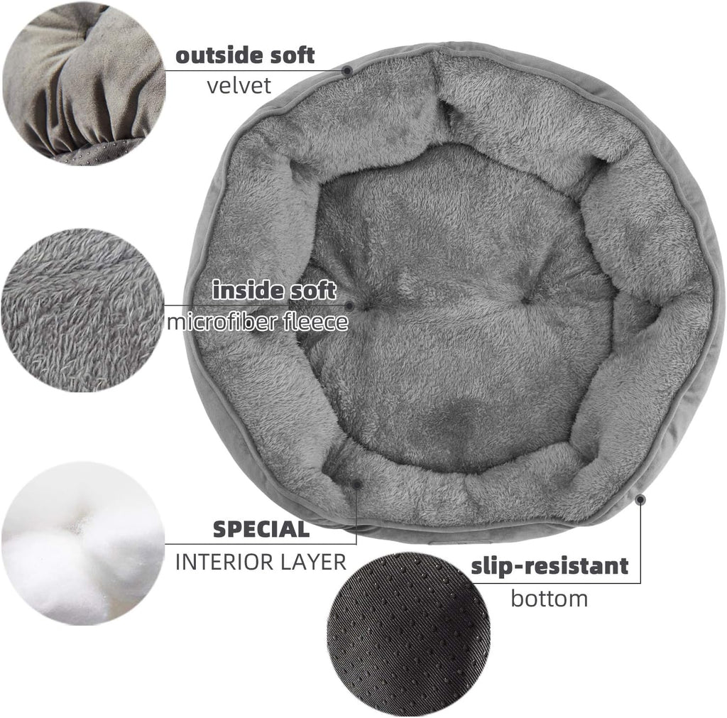 Anti slip Oxford bottom on Asvin pet bed