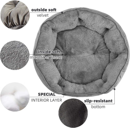 Anti slip Oxford bottom on Asvin pet bed