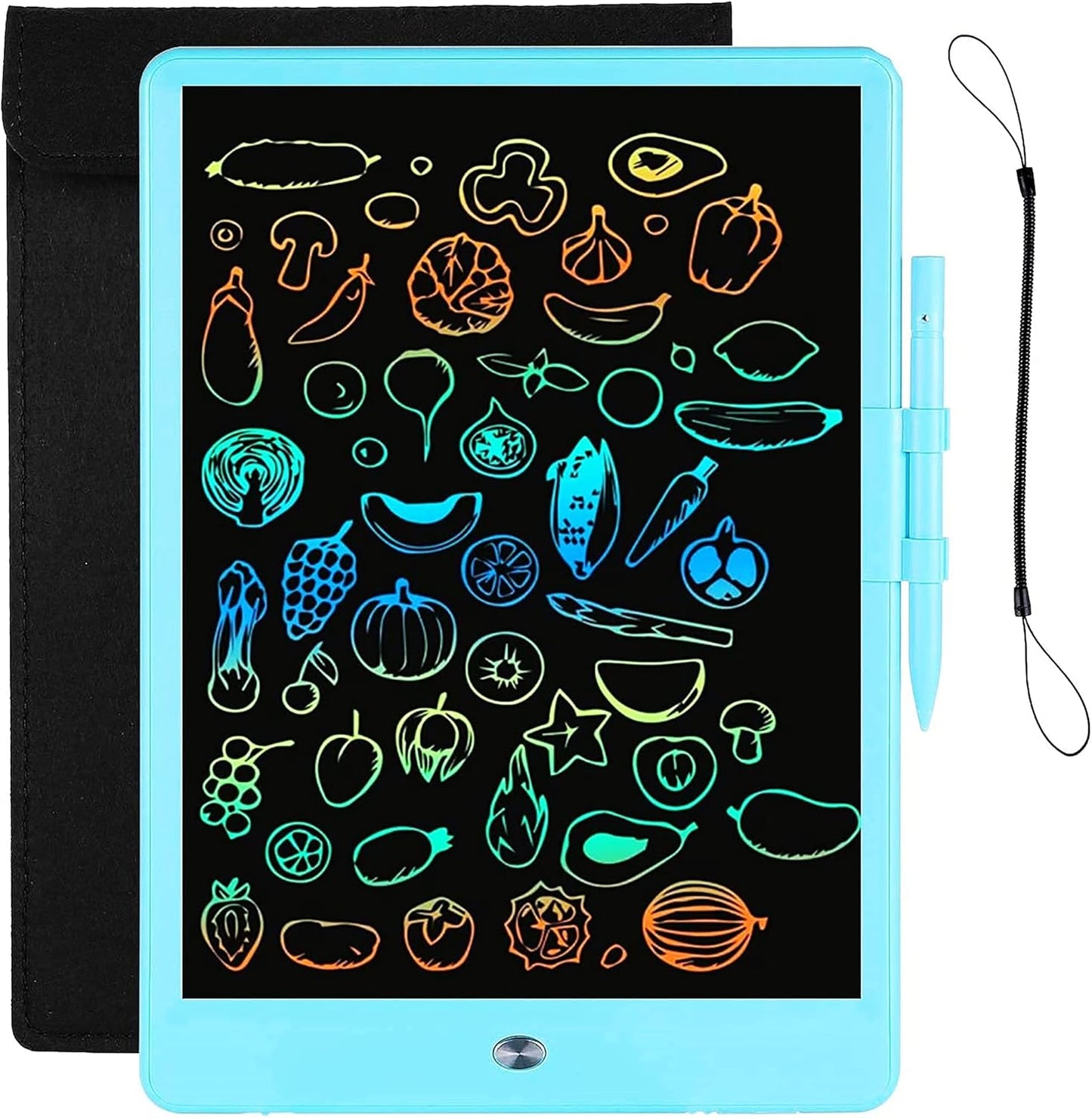 LCD Writing Tablet Drawing Tablets for Kids 10Inch with Protect Bag,LEYAOYAO Colorful Screen Drawing Board Doodle Scribbler Pad Learning Educational Toy - Gift for 3-6 Years Old Boy Girl (Blue) - Image 1