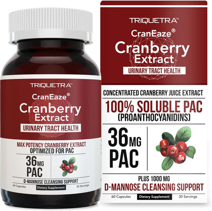 Triquetra Health CranEaze Cranberry Juice Extract front view