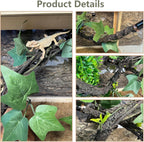 Two piece bendable branch set laid out flat