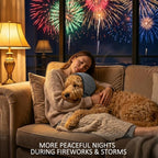 Mctoury calming hood for fireworks and thunderstorms