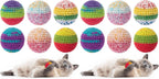 Cat Toys Balls, 6Pcs Wool Yarn Balls with Bells for Indoor Cats - Image 8