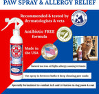 Premium USA-imported calming spray for pet dermatitis and hair loss recovery.