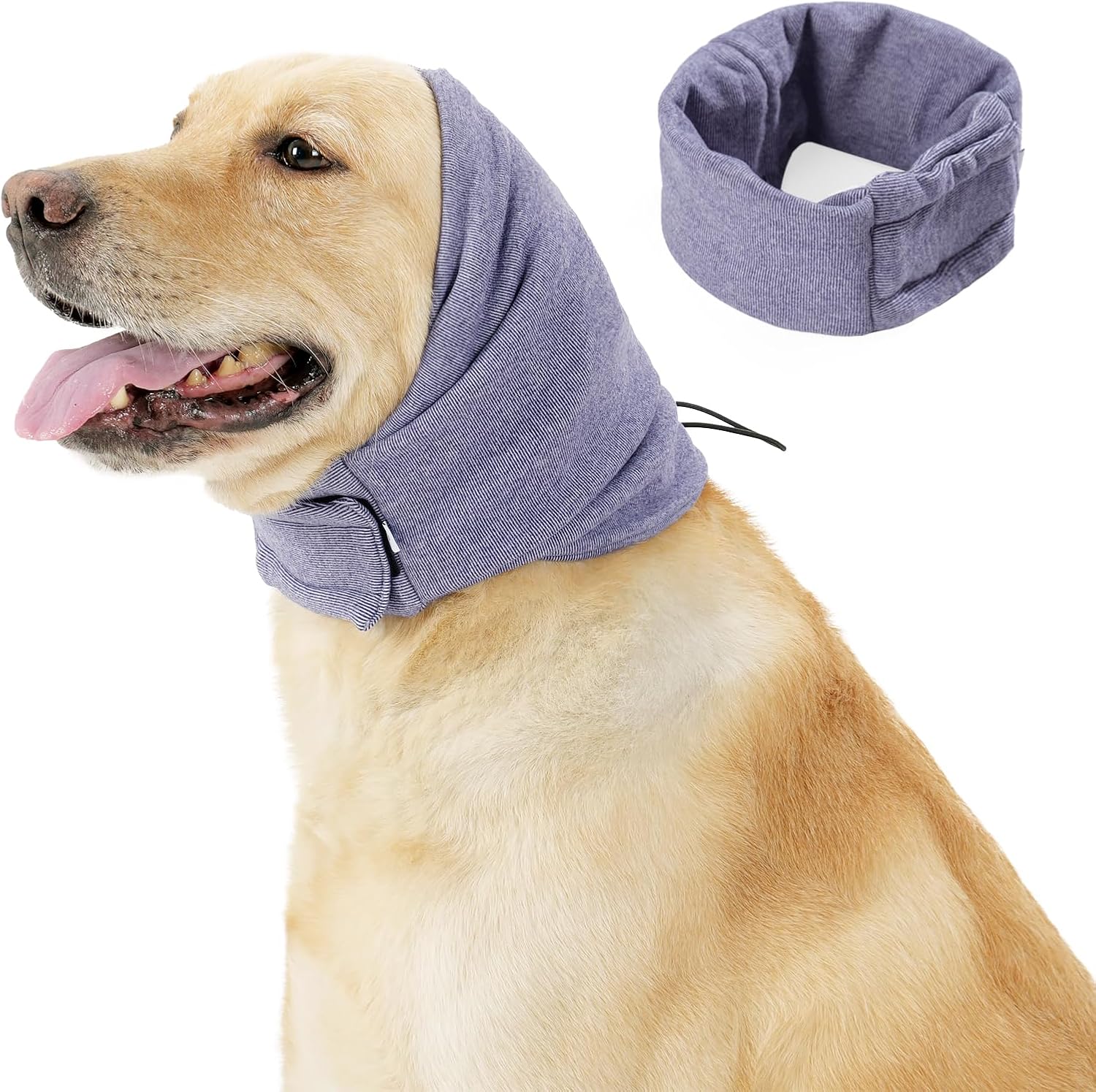 Close up of secure velcro closure on Johnbolin ear protection hood