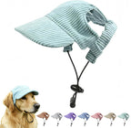 Etofixee green pet baseball cap front view for dogs and cats