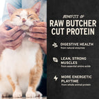 Vital Essentials grain free chicken cat treats nutrition label