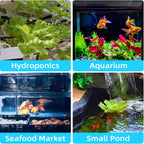 Aquaneat 4-pack air stone diffusers displayed for aquarium and hydroponic use