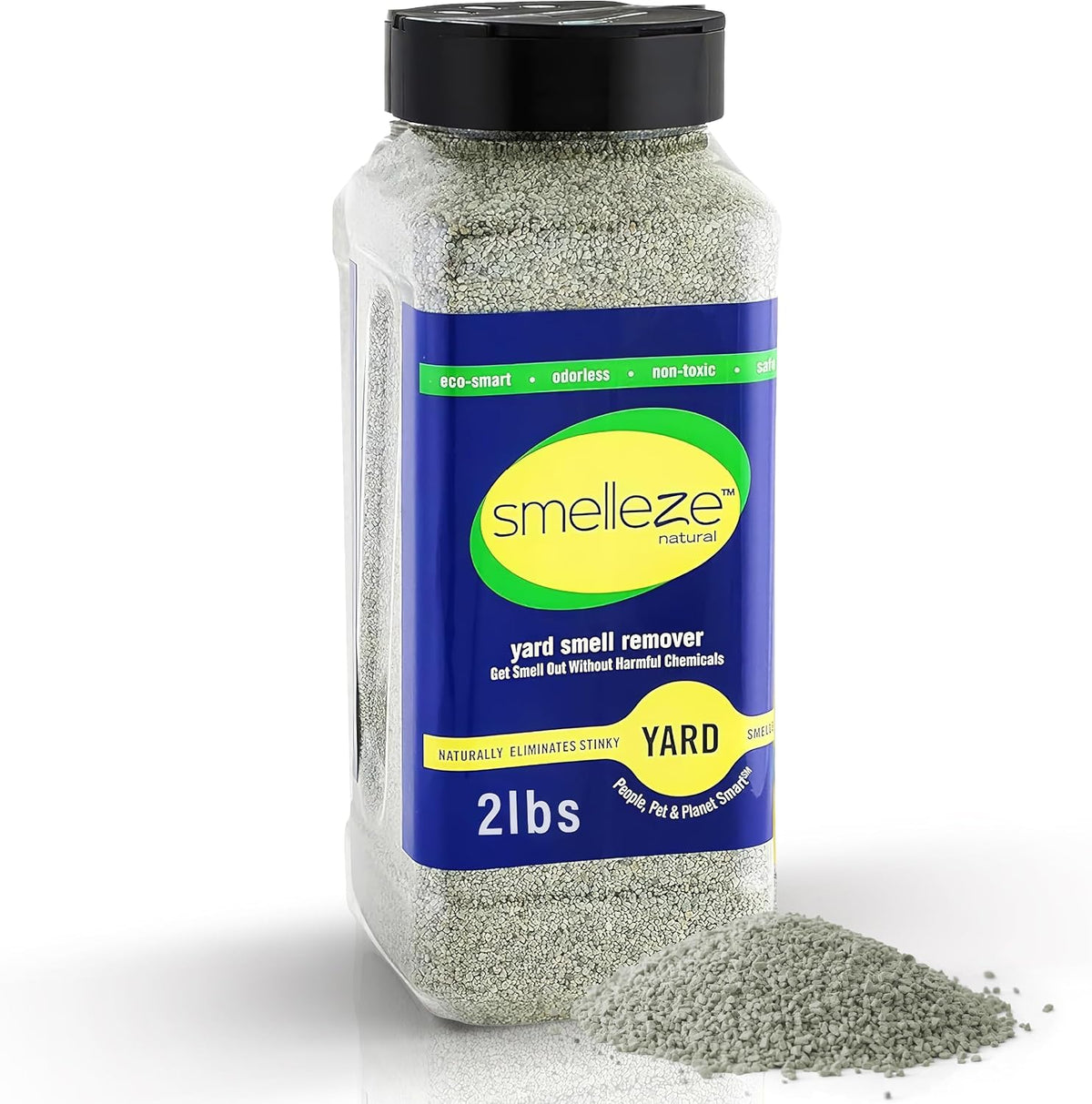 Smelleze Yard Odor Eliminator for Dogs 2 pound container front view