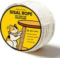 AretyLumioo natural sisal rope for cat scratching post front view