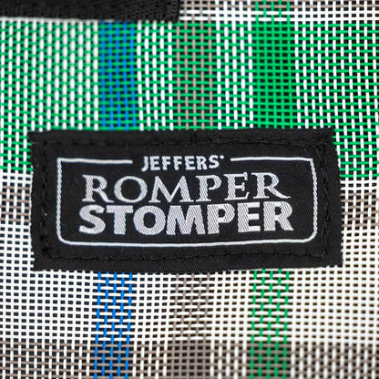 Jeffers Romper Stomper Durable Mesh Fly Sheet front view on horse premium equestrian protection