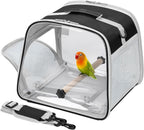 Suertree blue bird carrier lifestyle outdoor view