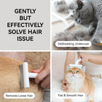 Side profile of Aumuca cat and dog grooming comb