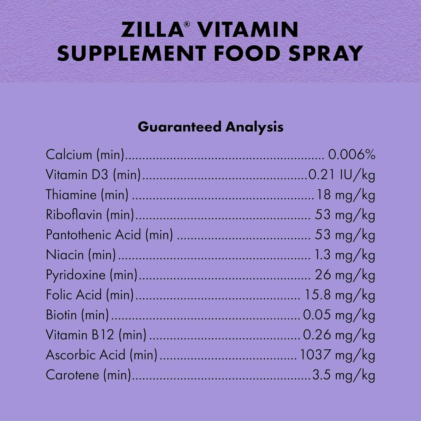 Bearded dragon food with Zilla vitamin spray applied