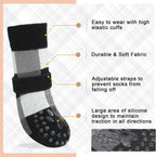 Close up of Beautyzoo socks double sided silicone grip
