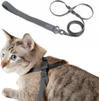 Cat Harness and Leash 2-in-1, Escape Proof Anti-Choking Harness Adjustable Lightweight Leash One-Piece Non-Detachable for Kitten Cats Outoor Walking Training, US IDA Bronze Award (Purple) - Image 12