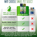 Rabbit eating small pet select natural foraging treats