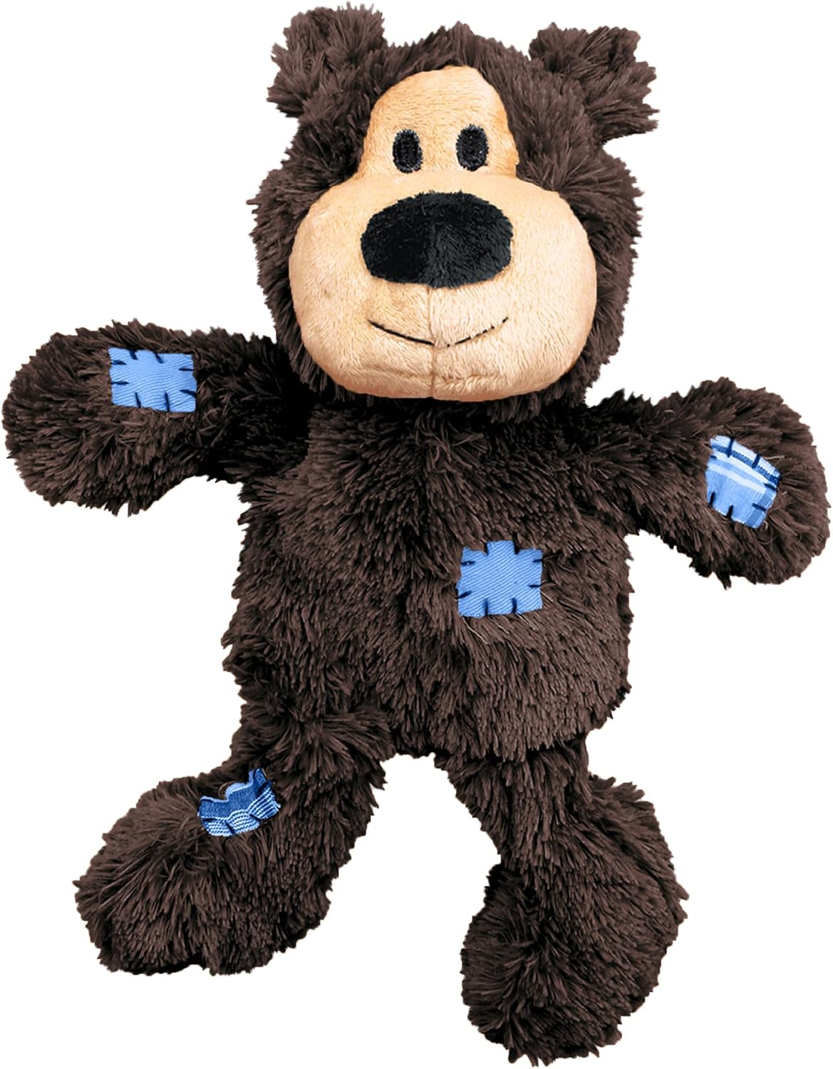 KONG Wild Knots Bear minimal stuffing pet toy