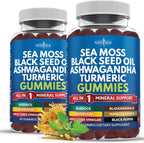 New Age Sea Moss Gummies front view bottle packaging with herbal ingredients